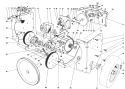 Traction Assembly Diagram and Parts List for 38085C 7000001-7999999 - 1987 Toro Snow Blower