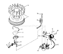 Magneto Diagram and Parts List for 38085 0000001-0999999 - 1980 Toro Snow Blower