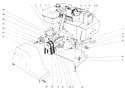 Engine Assembly Diagram and Parts List for 38085 0000001-0999999 - 1990 Toro Snow Blower