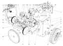 Traction Assembly Diagram and Parts List for 38085 3000001-3999999 - 1983 Toro Snow Blower