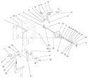 Upper Traction Assembly Diagram and Parts List for 38086 210000001-210999999 - 2001 Toro Snow Blower
