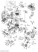 Page E Diagram and Parts List for 38066 210000001-210999999 - 2001 Toro Snow Blower