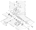 Traction Gearcase Diagram and Parts List for 38087 210000001-210999999 - 2001 Toro Snow Blower