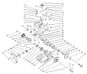 Traction Gearcase Diagram and Parts List for 38087 240000001-240999999 - 2004 Toro Snow Blower