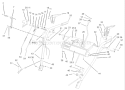 Handle and Control Assembly Diagram and Parts List for 38087 240000001-240999999 - 2004 Toro Snow Blower