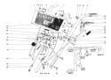 Handle Assembly Diagram and Parts List for 38090 4000001-4999999 - 1984 Toro Snow Blower