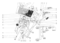 Handle Assembly Diagram and Parts List for 38090 6000001-6999999 - 1986 Toro Snow Blower