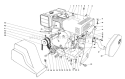 Engine Diagram and Parts List for 38095 0000001-0999999 - 1980 Toro Snow Blower