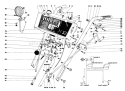 Handle Assembly Diagram and Parts List for 38095 0000001-0999999 - 1980 Toro Snow Blower