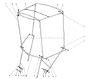 Snow Cab Assembly Diagram and Parts List for 38095 0000001-0999999 - 1980 Toro Snow Blower