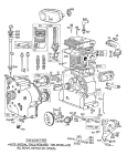 Engine Diagram and Parts List for 38095 2000001-2999999 - 1982 Toro Snow Blower
