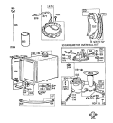 Page F Diagram and Parts List for 38095 4000001-4999999 - 1984 Toro Snow Blower