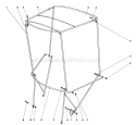 Snow Cab Diagram and Parts List for 38095 4000001-4999999 - 1984 Toro Snow Blower