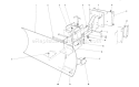 Grader Blade Diagram and Parts List for 38095 6000001-6999999 - 1986 Toro Snow Blower