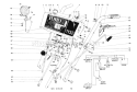 Handle Assembly Diagram and Parts List for 38095 6000001-6999999 - 1986 Toro Snow Blower