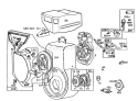 Page F Diagram and Parts List for 38095 7000001-7999999 - 1987 Toro Snow Blower