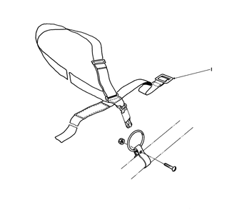 Deluxe Harness No. 46-2960 (Optional) Diagram and Parts List for 51613 4000001 - 4999999 Toro Trimmer