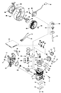 Page D Diagram and Parts List for 38115C 7000001-7999999 - 1987 Toro Snow Blower