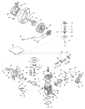 Page E Diagram and Parts List for 38120 0100000-0499999 - 1980 Toro Snow Blower