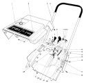 Page H Diagram and Parts List for 38120 0500000-0999999 - 1980 Toro Snow Blower