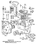 Page K Diagram and Parts List for 38090 2000001-2999999 - 1982 Toro Snow Blower