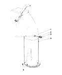 Chute Extension Diagram and Parts List for 38090 2000001-2999999 - 1982 Toro Snow Blower