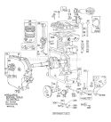 Page E Diagram and Parts List for 38150 5000001-5999999 - 1985 Toro Snow Blower