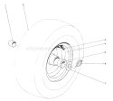 Page O Diagram and Parts List for 38150 7000001-7999999 - 1987 Toro Snow Blower