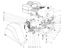 Page E Diagram and Parts List for 38150 7000001-7999999 - 1987 Toro Snow Blower