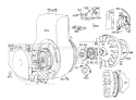 Page E Diagram and Parts List for 38155 3000001-3999999 - 1983 Toro Snow Blower