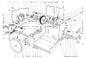 Page J Diagram and Parts List for 38155 7000001-7999999 - 1987 Toro Snow Blower