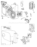 Page E Diagram and Parts List for 38155 7000001-7999999 - 1987 Toro Snow Blower