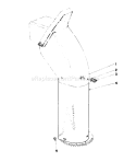 Chute Extension Kit Diagram and Parts List for 38160 1000001-1999999 - 1981 Toro Snow Blower