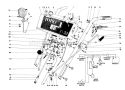 Handle Assembly Diagram and Parts List for 38160 2000001-2999999 - 1982 Toro Snow Blower