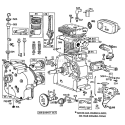 Page E Diagram and Parts List for 38160 4000001-4999999 - 1984 Toro Snow Blower