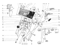 Handle Assembly Diagram and Parts List for 38160 4000001-4999999 - 1984 Toro Snow Blower