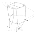 Snow Cab Assembly Diagram and Parts List for 38160 5000001-5999999 - 1985 Toro Snow Blower