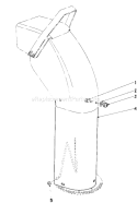Chute Extension Kit Diagram and Parts List for 38160 6000001-6999999 - 1986 Toro Snow Blower