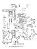 Page E Diagram and Parts List for 38160 6000001-6999999 - 1986 Toro Snow Blower