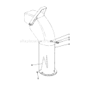 Chute Extension Kit Diagram and Parts List for 38160 7000001-7999999 - 1987 Toro Snow Blower