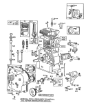 Page E Diagram and Parts List for 38160 7000001-7999999 - 1987 Toro Snow Blower