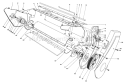 Lower Main Frame Assembly Diagram and Parts List for 38162 5000001-5999999 - 1985 Toro Snow Blower