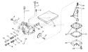 Carburetor Diagram and Parts List for 38162 9000001-9999999 - 1989 Toro Snow Blower