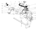 Engine Diagram and Parts List for 38165C 6000001-6999999 - 1986 Toro Snow Blower