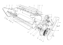 Lower Main Frame Assembly Diagram and Parts List for 38165 5000001-5010000 - 1985 Toro Snow Blower