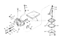 Carburetor Diagram and Parts List for 38165 5010001-5999999 - 1985 Toro Snow Blower