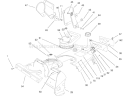 Chute Assembly Diagram and Parts List for 38170 7900001-7999999 - 1997 Toro Snow Blower
