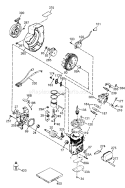 Page E Diagram and Parts List for 38170 7900001-7999999 - 1997 Toro Snow Blower