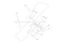 Handle Assembly Diagram and Parts List for 38170 8900001-8999999 - 1998 Toro Snow Blower