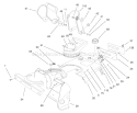 Chute Assembly Diagram and Parts List for 38171 7900001-7999999 - 1997 Toro Snow Blower
